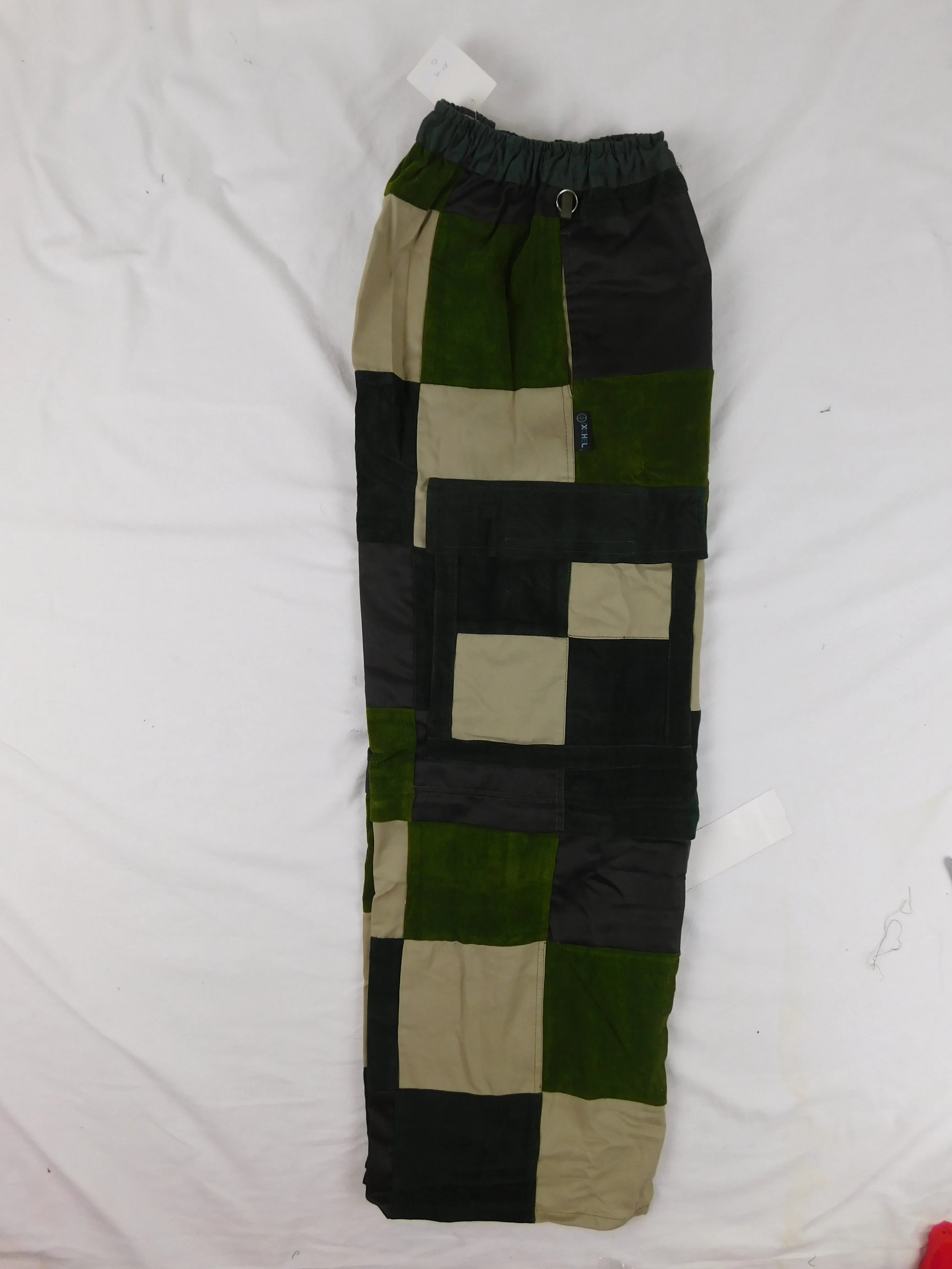 Zip Off Cargo Patchwork Pants